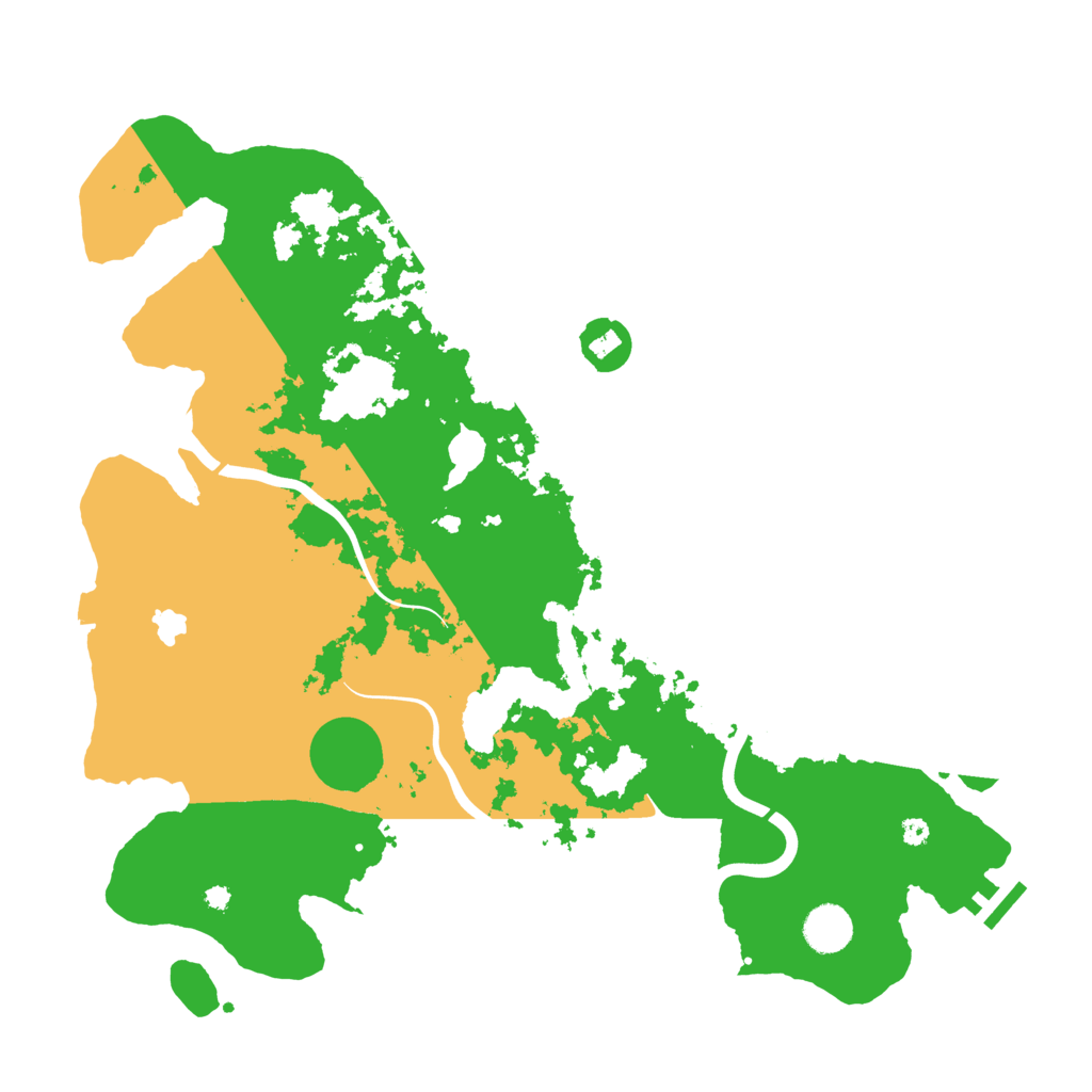 Biome Rust Map: Procedural Map, Size: 4000, Seed: 8529
