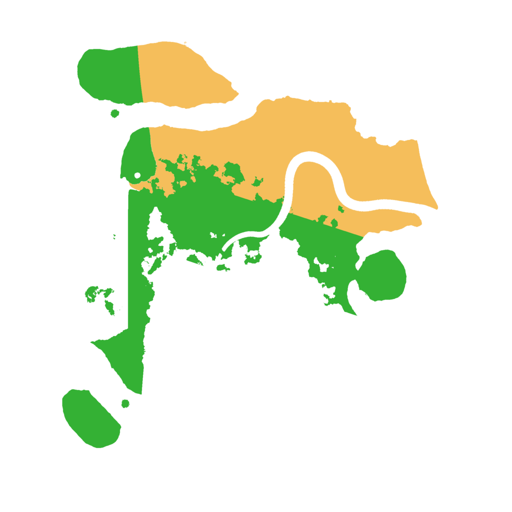 Biome Rust Map: Procedural Map, Size: 2500, Seed: 913941893