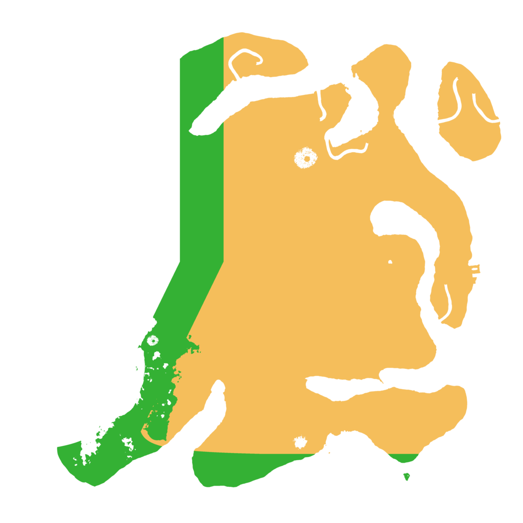 Biome Rust Map: Procedural Map, Size: 3700, Seed: 679252793