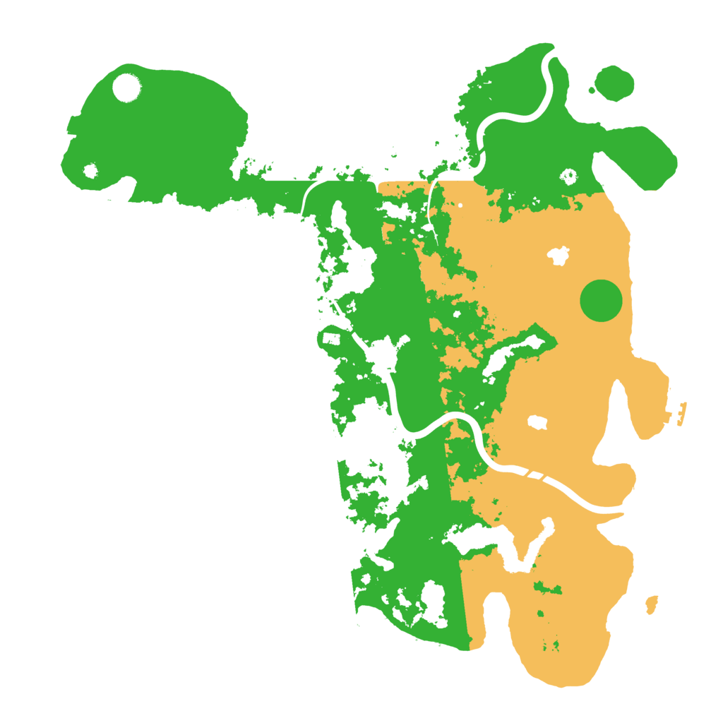 Biome Rust Map: Procedural Map, Size: 4500, Seed: 283346891