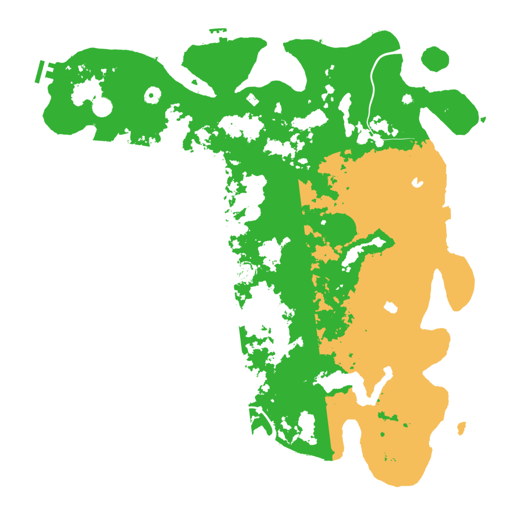 Biome Rust Map: Procedural Map, Size: 4500, Seed: 283346891