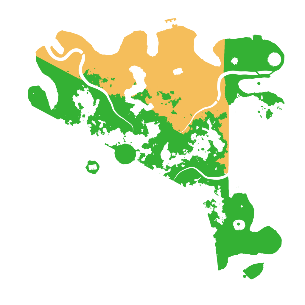 Biome Rust Map: Procedural Map, Size: 4000, Seed: 847666