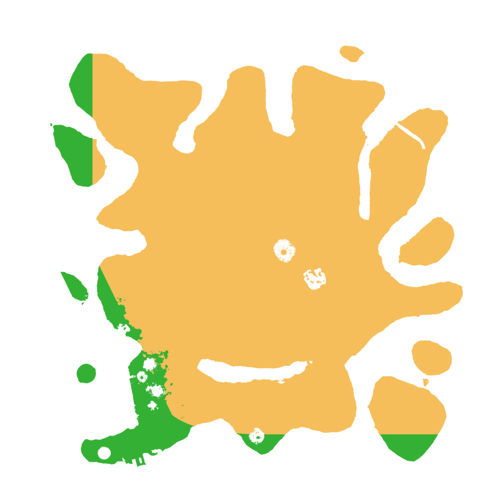 Biome Rust Map: Procedural Map, Size: 3500, Seed: 822726