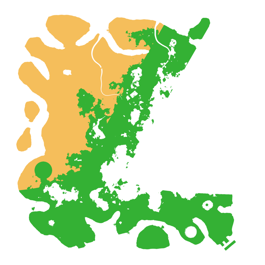 Biome Rust Map: Procedural Map, Size: 4000, Seed: 1258625184