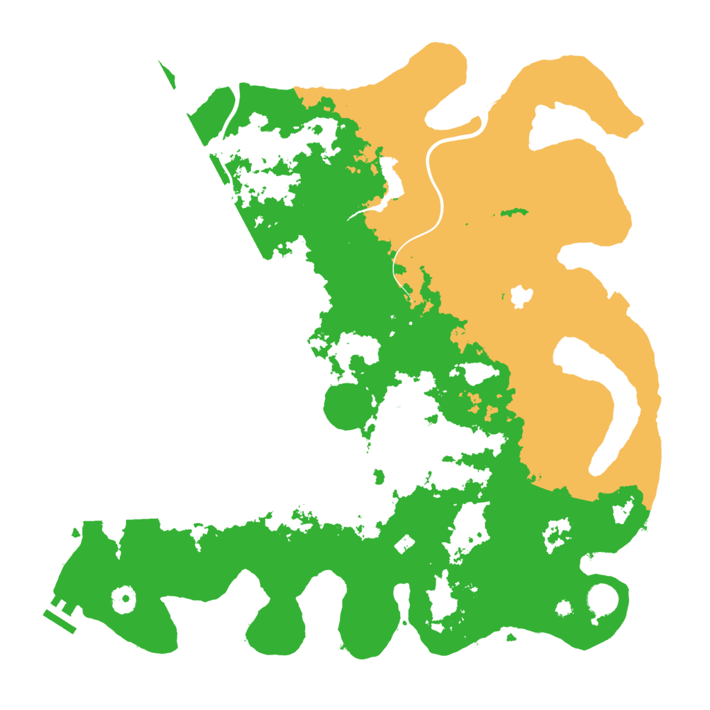 Biome Rust Map: Procedural Map, Size: 4000, Seed: 8549697