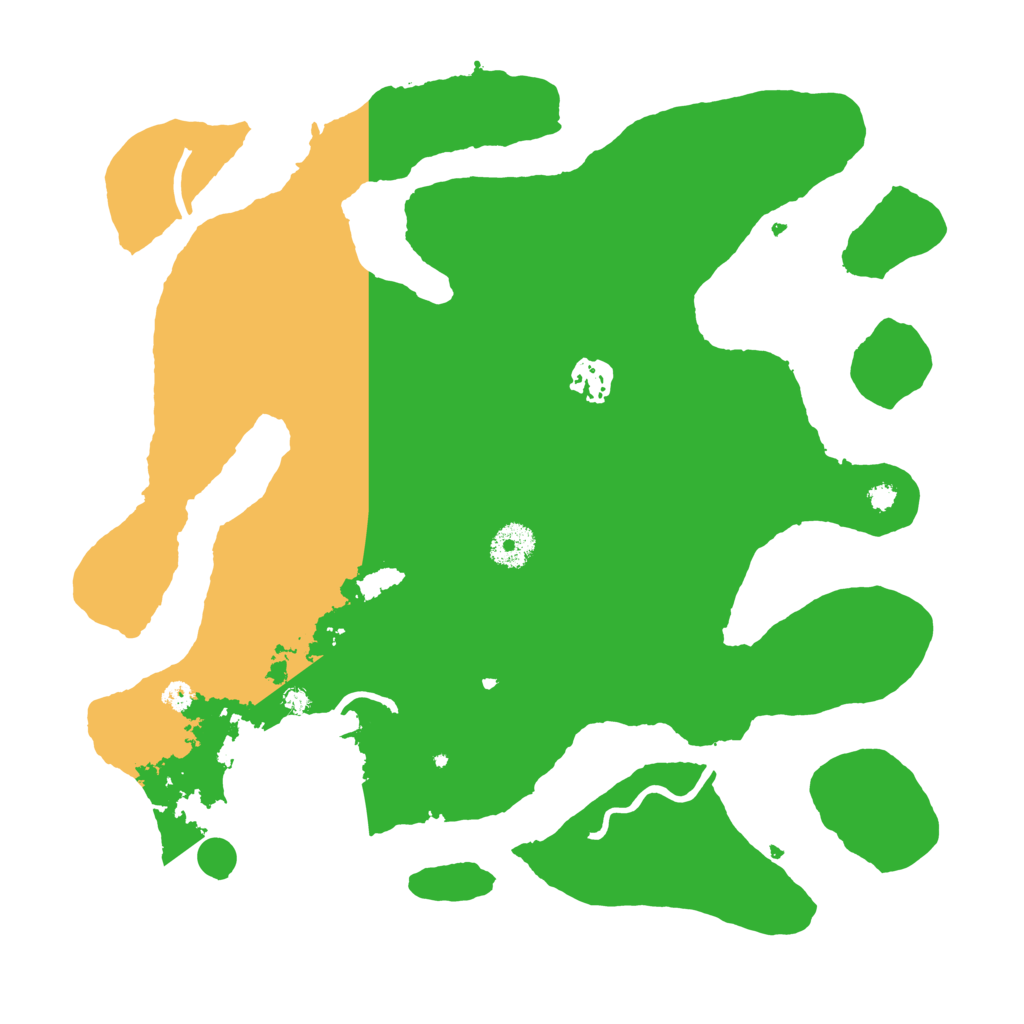 Biome Rust Map: Procedural Map, Size: 3500, Seed: 28392937
