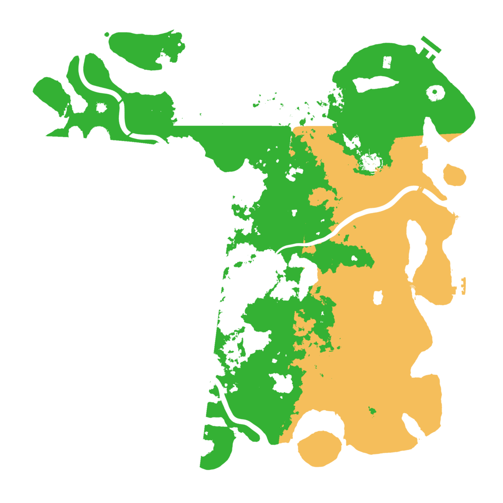 Biome Rust Map: Procedural Map, Size: 4400, Seed: 2740017