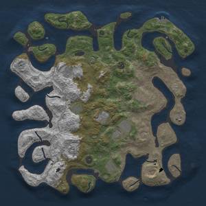 Thumbnail Rust Map: Procedural Map, Size: 4400, Seed: 2740017, 15 Monuments