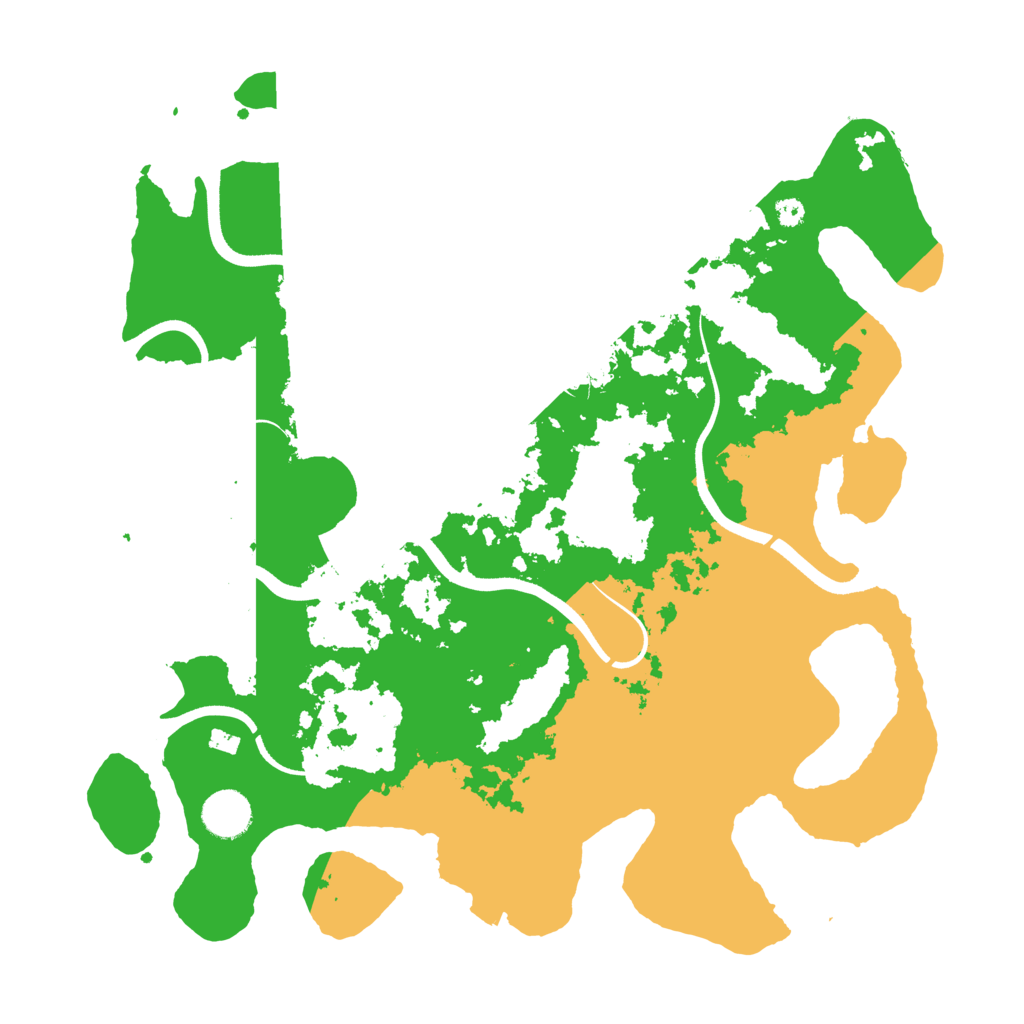 Biome Rust Map: Procedural Map, Size: 3700, Seed: 123456789