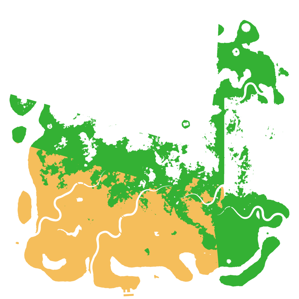Biome Rust Map: Procedural Map, Size: 6000, Seed: 2421340