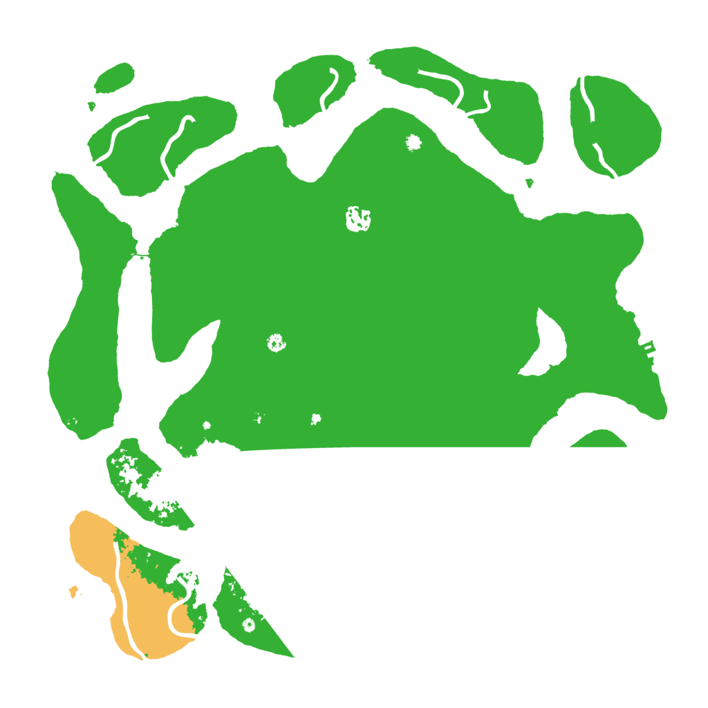 Biome Rust Map: Procedural Map, Size: 4000, Seed: 543268