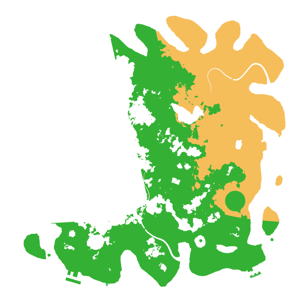 Biome Rust Map: Procedural Map, Size: 4000, Seed: 8822211