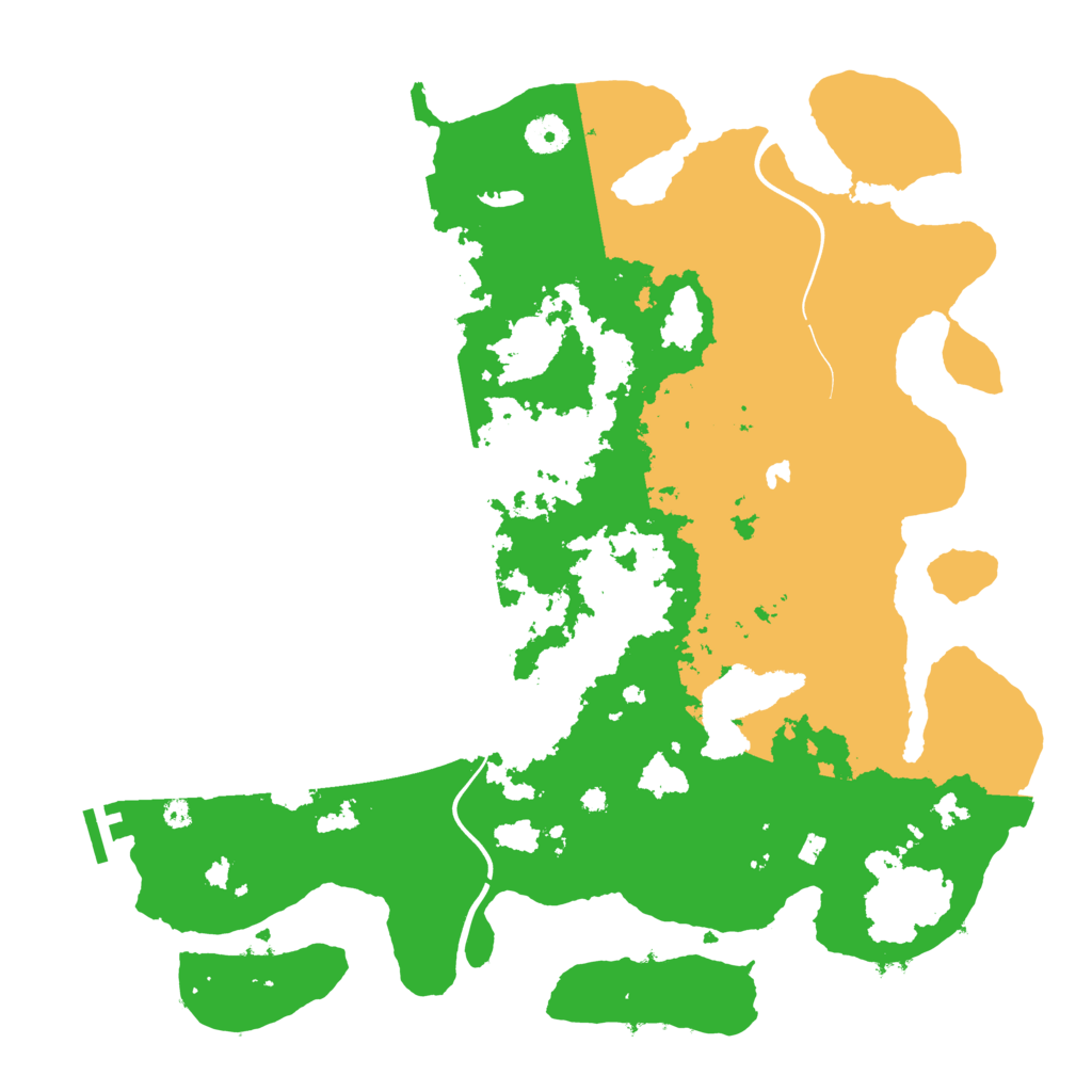 Biome Rust Map: Procedural Map, Size: 4000, Seed: 61286