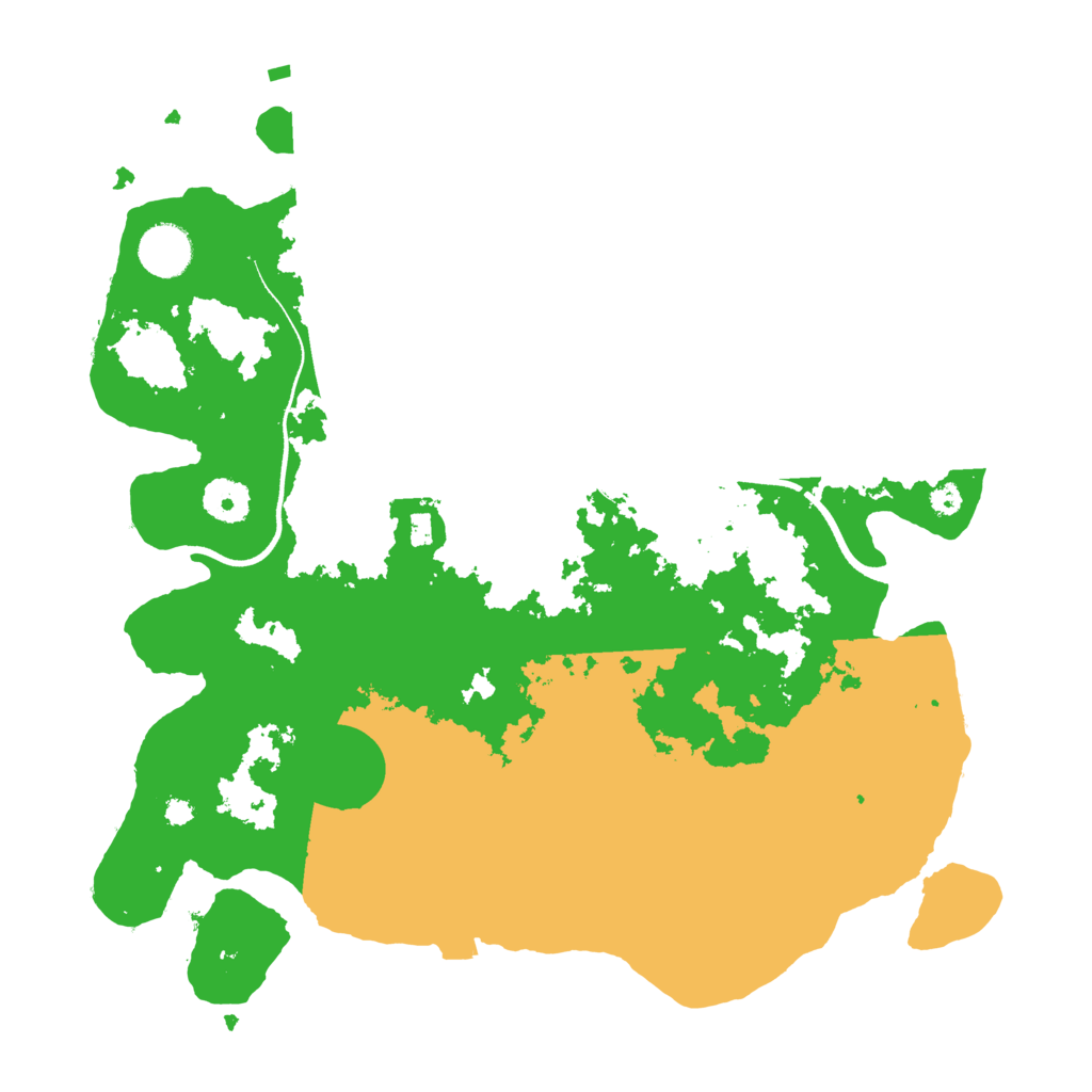 Biome Rust Map: Procedural Map, Size: 3600, Seed: 47485677