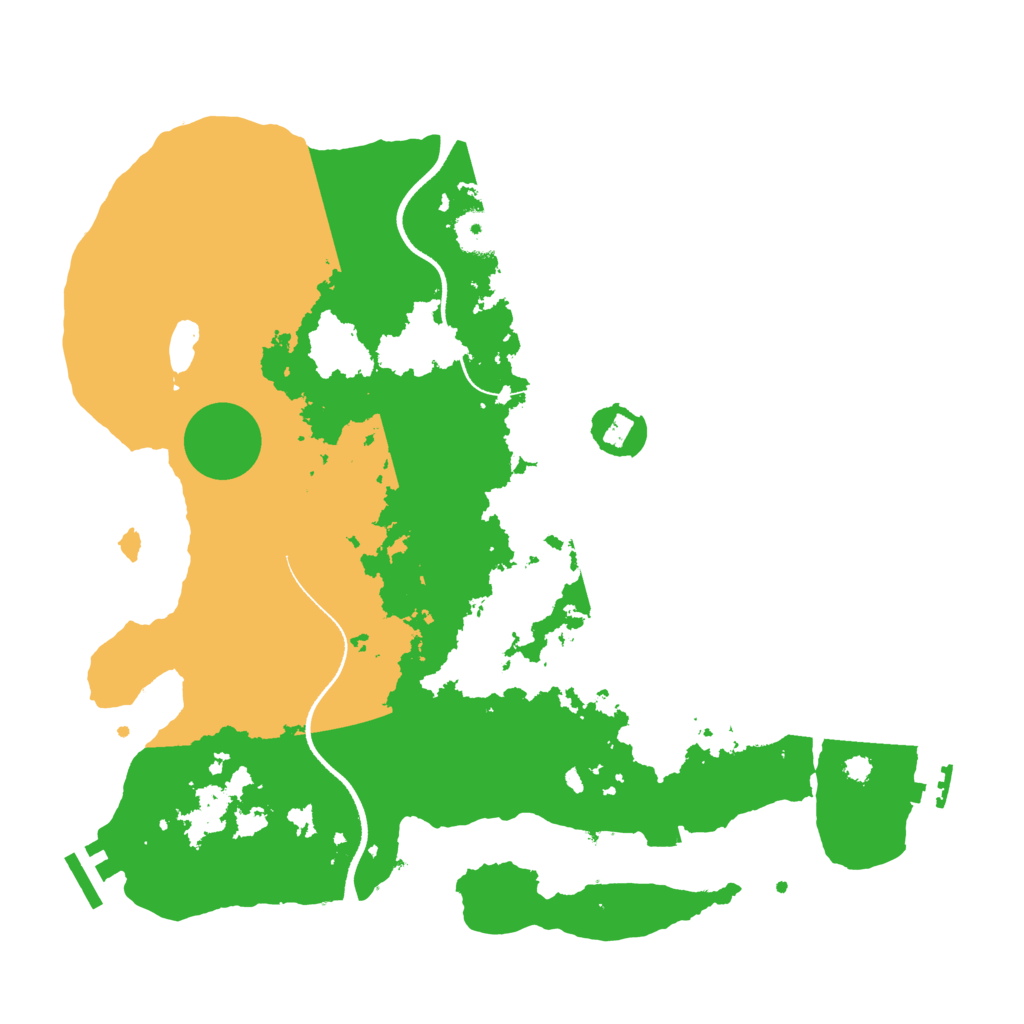 Biome Rust Map: Procedural Map, Size: 3500, Seed: 467821