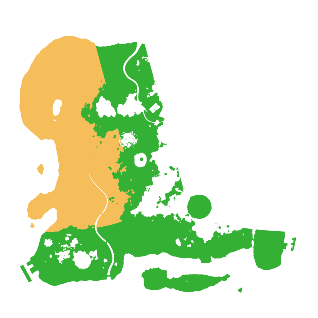 Biome Rust Map: Procedural Map, Size: 3500, Seed: 467821