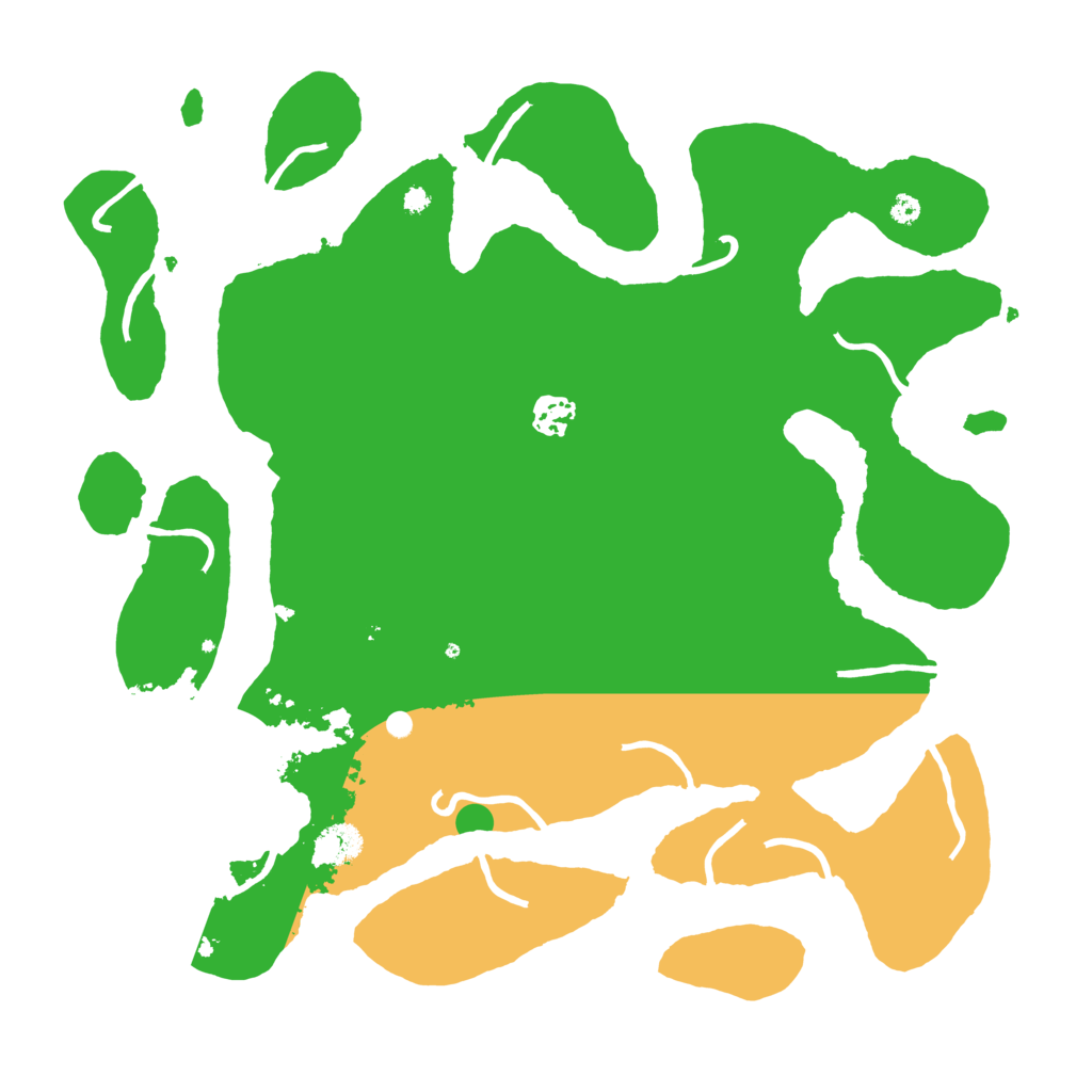 Biome Rust Map: Procedural Map, Size: 3800, Seed: 2549863