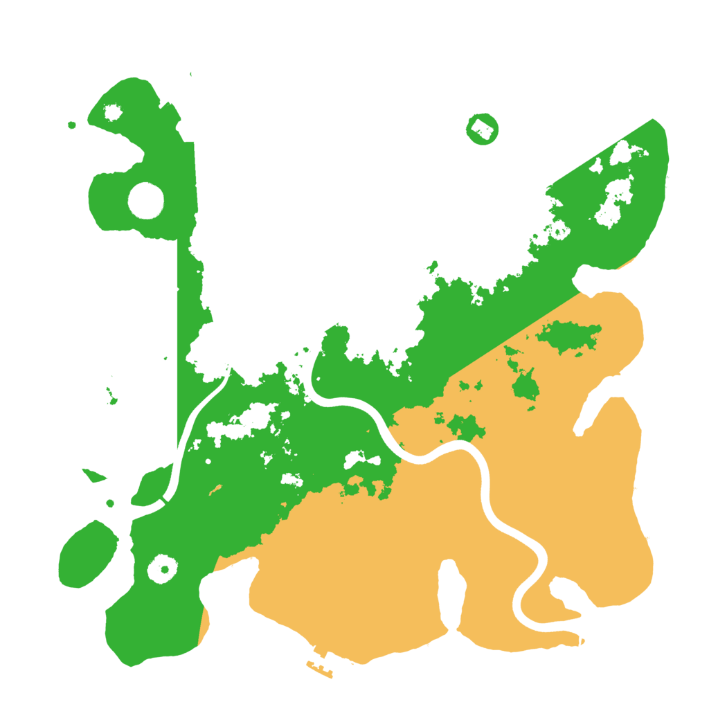 Biome Rust Map: Procedural Map, Size: 3700, Seed: 37655904