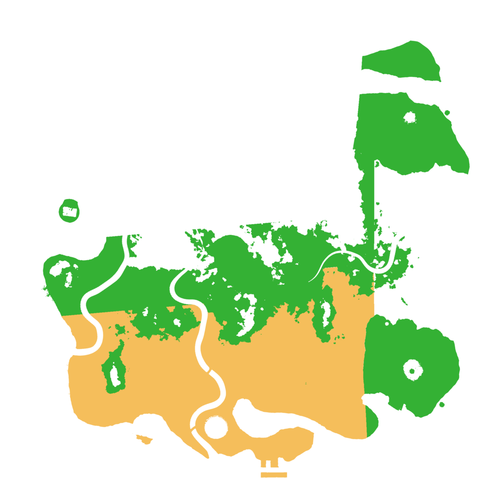 Biome Rust Map: Procedural Map, Size: 3850, Seed: 1006472585