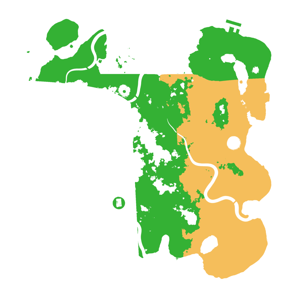 Biome Rust Map: Procedural Map, Size: 3850, Seed: 1850163401
