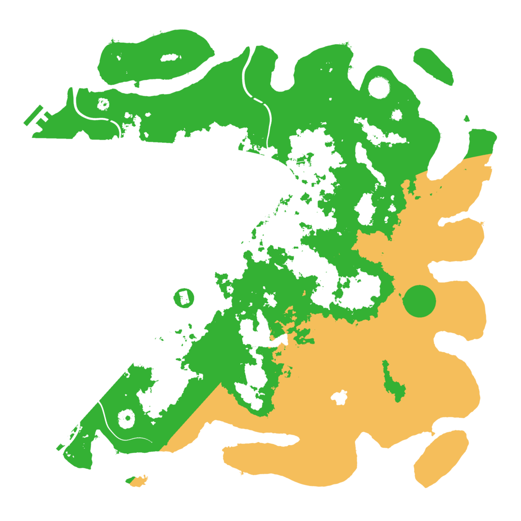 Biome Rust Map: Procedural Map, Size: 4250, Seed: 29373