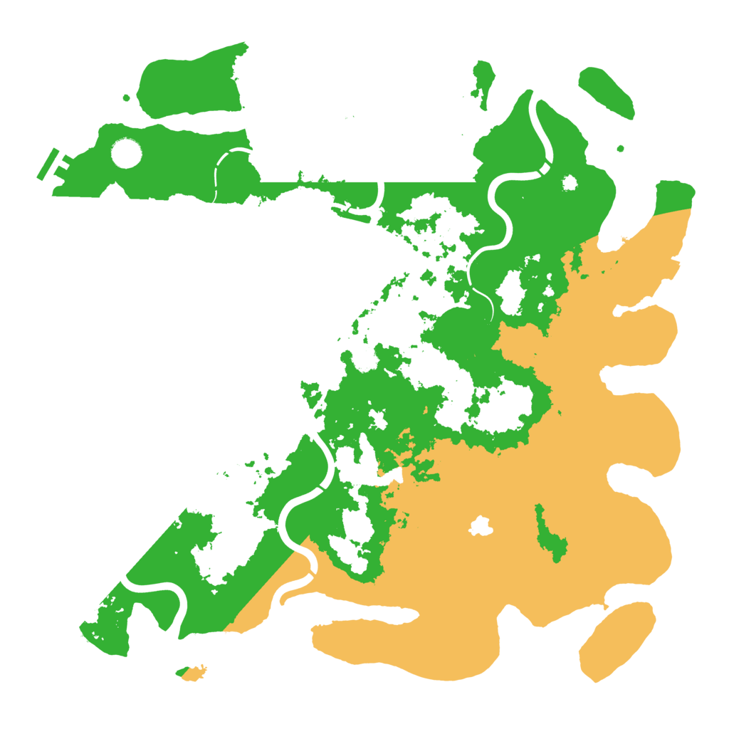 Biome Rust Map: Procedural Map, Size: 4250, Seed: 29373