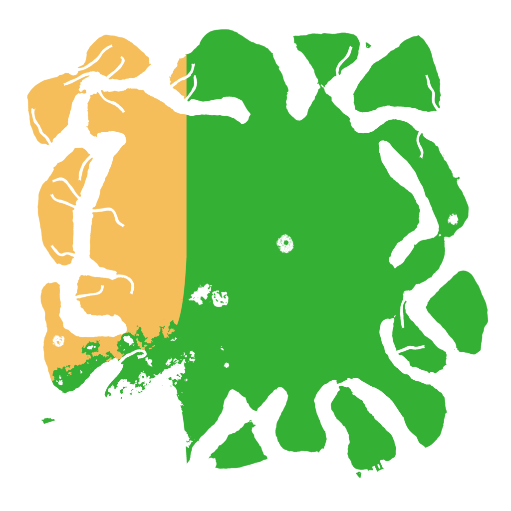 Biome Rust Map: Procedural Map, Size: 4500, Seed: 65811420