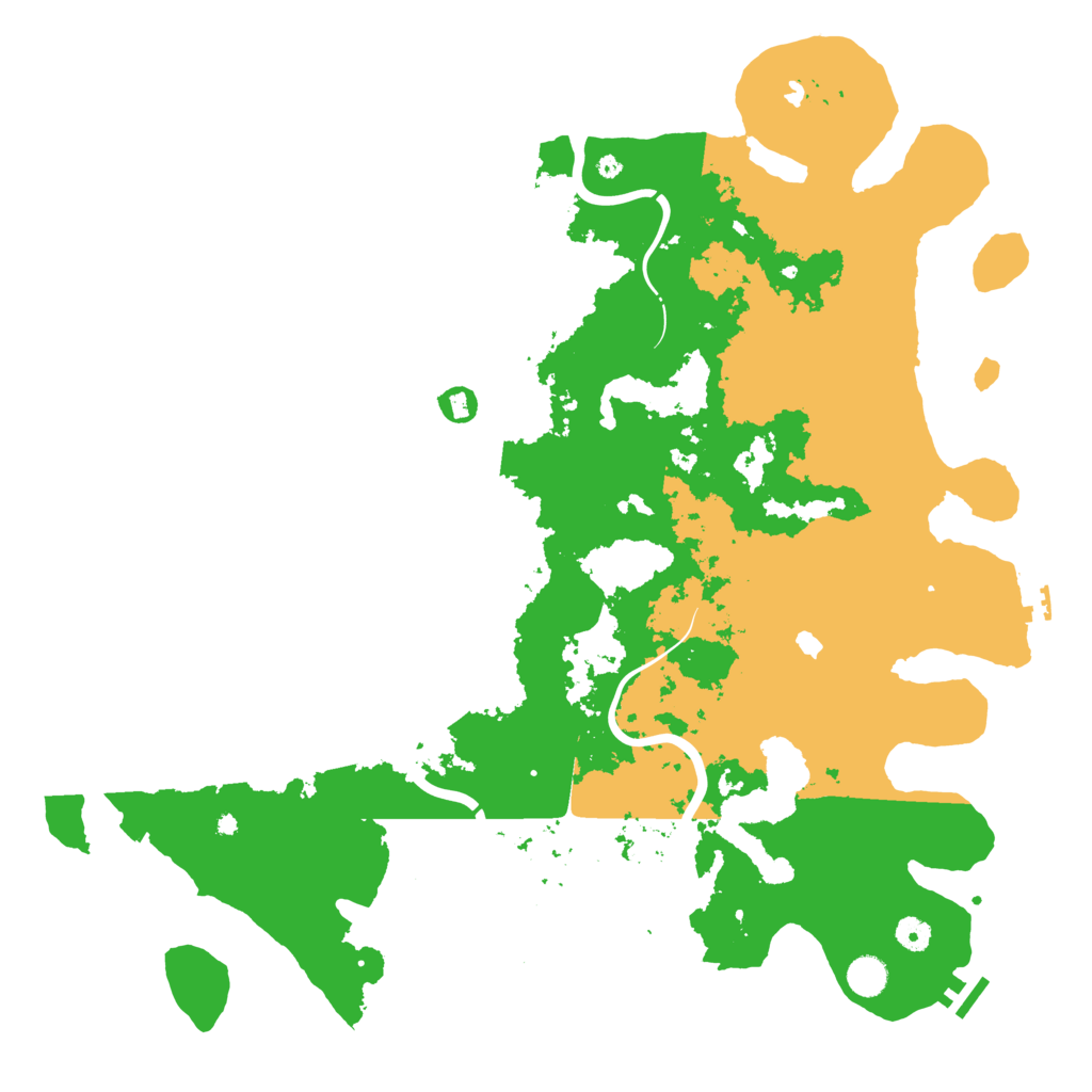 Biome Rust Map: Procedural Map, Size: 4750, Seed: 72