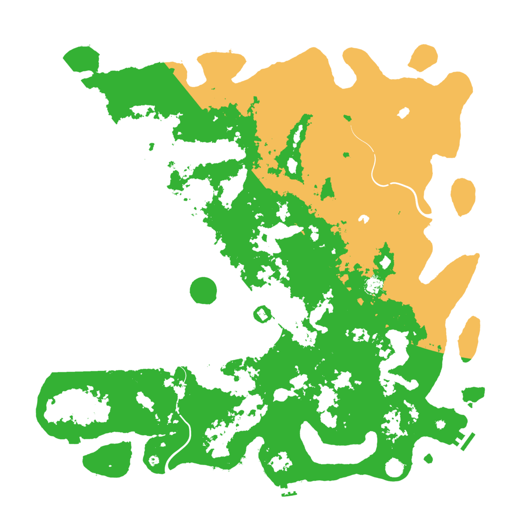 Biome Rust Map: Procedural Map, Size: 5000, Seed: 5648854