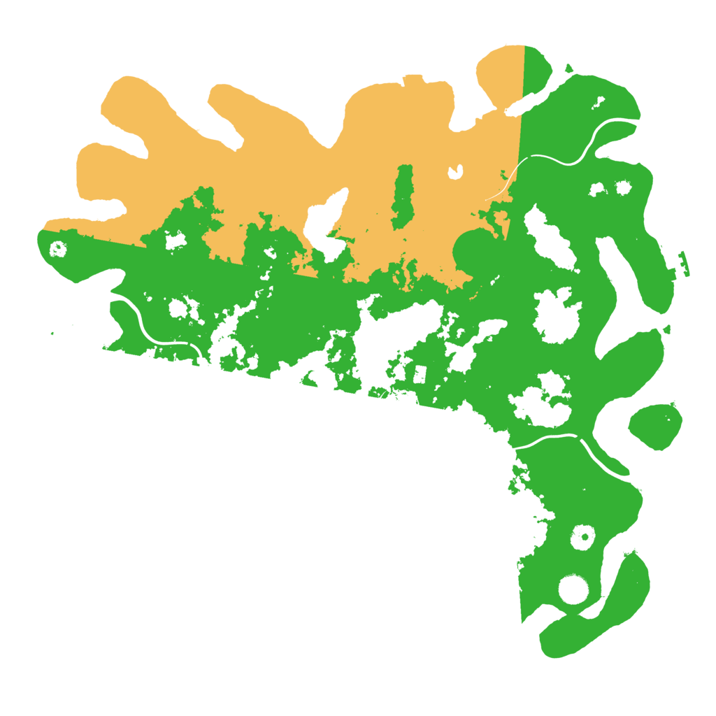 Biome Rust Map: Procedural Map, Size: 4250, Seed: 18285