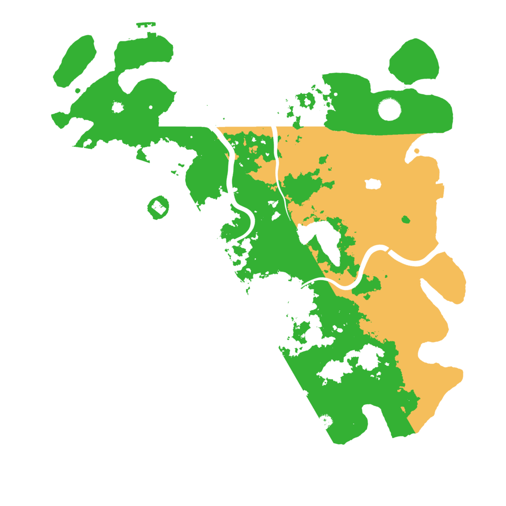 Biome Rust Map: Procedural Map, Size: 4000, Seed: 3697