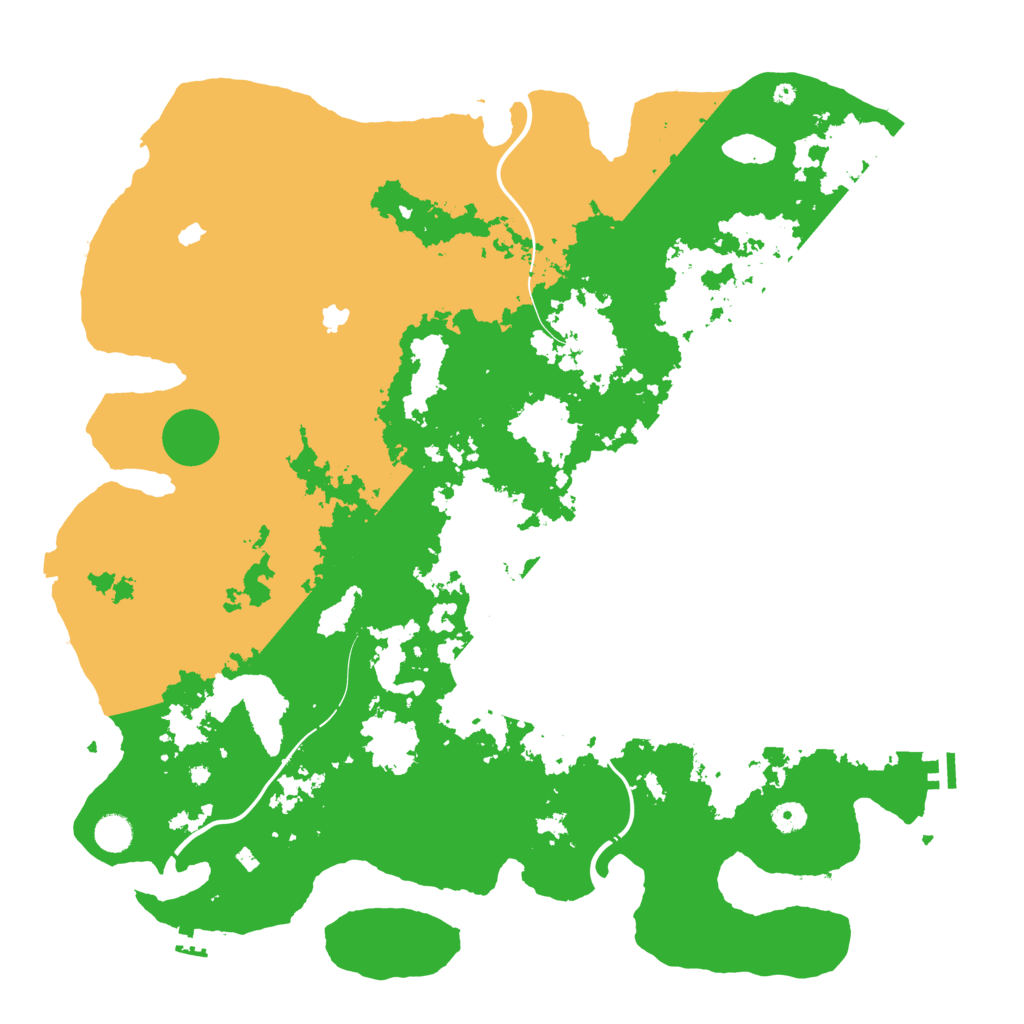 Biome Rust Map: Procedural Map, Size: 4750, Seed: 348493207