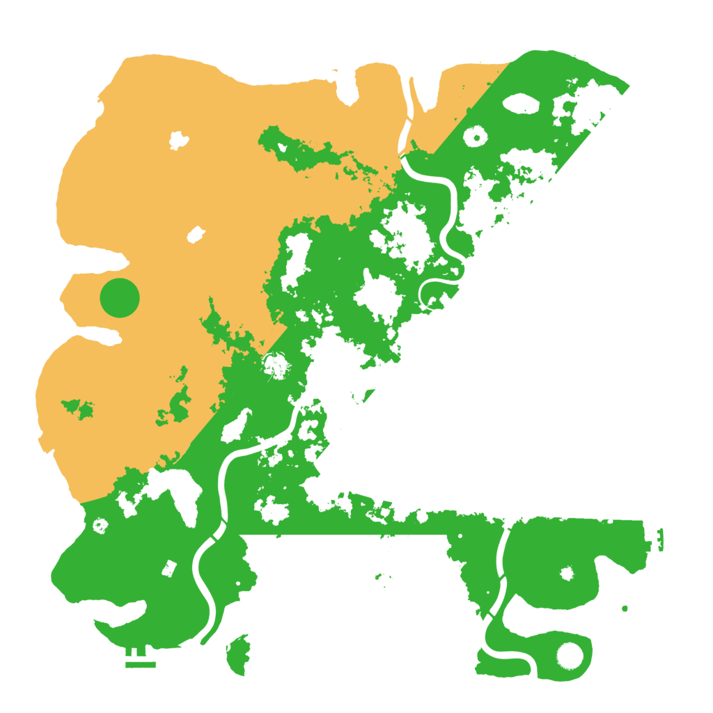 Biome Rust Map: Procedural Map, Size: 4750, Seed: 348493207