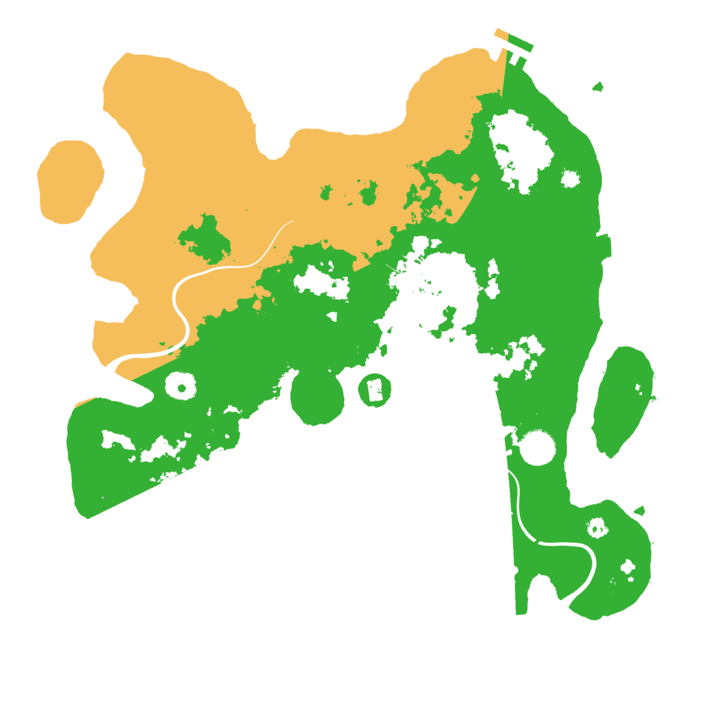 Biome Rust Map: Procedural Map, Size: 3500, Seed: 234622202