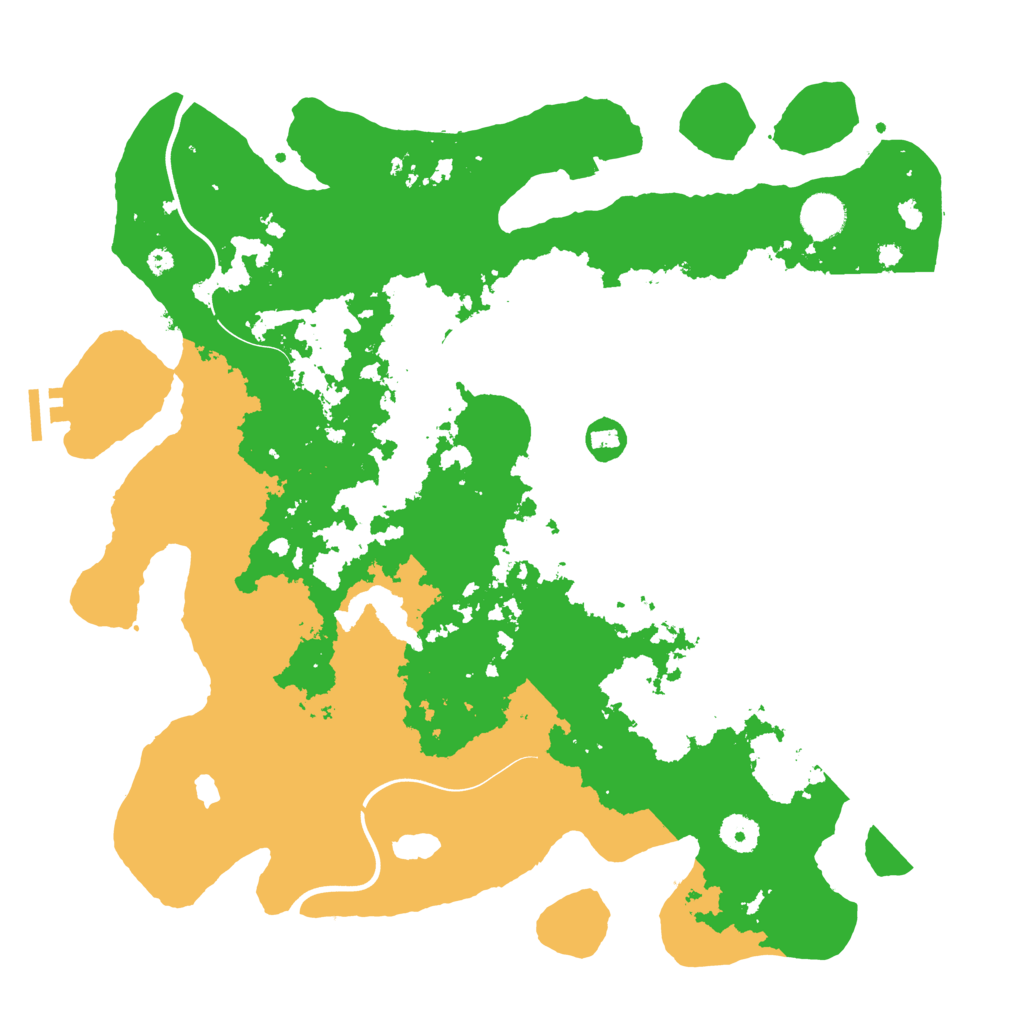 Biome Rust Map: Procedural Map, Size: 4000, Seed: 7712