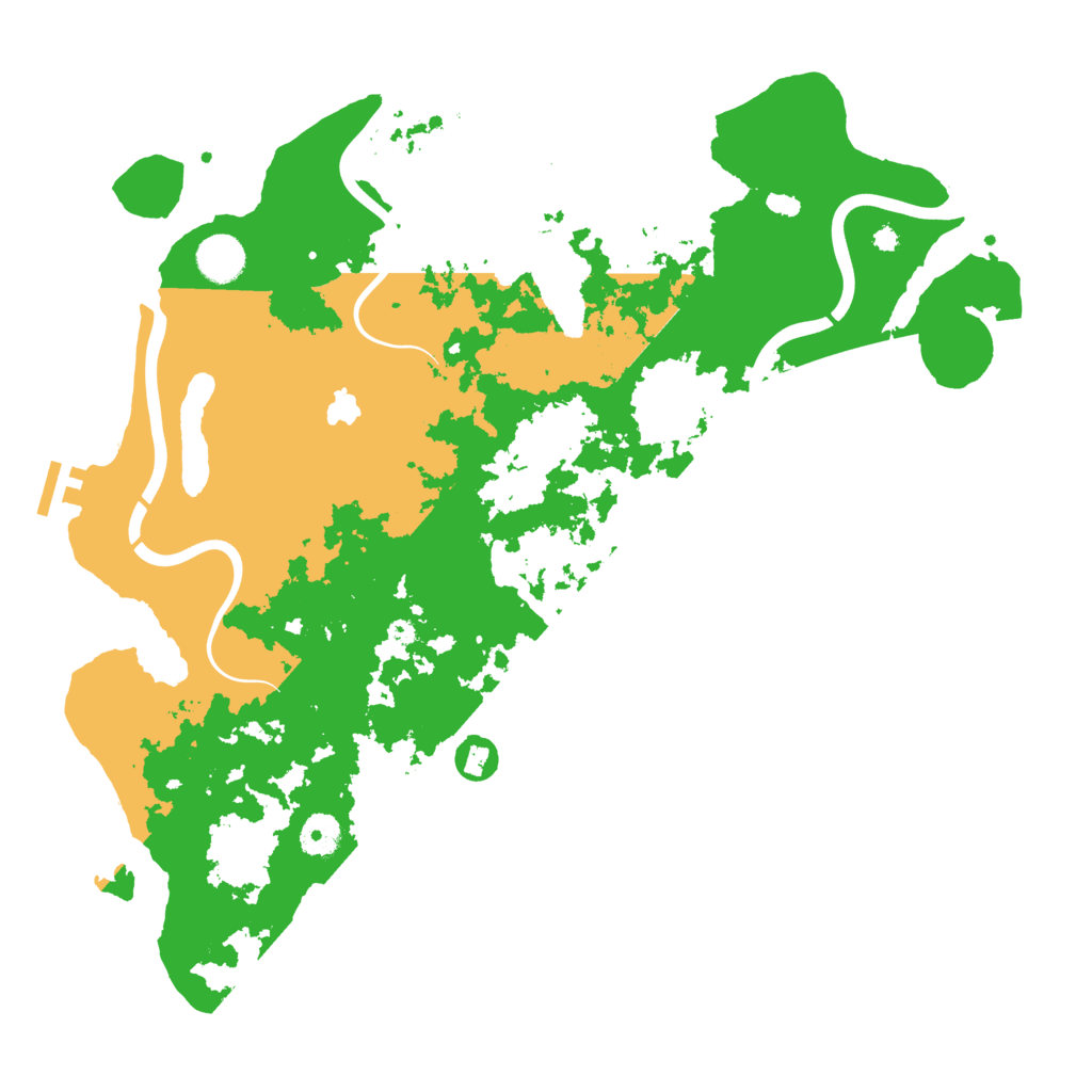 Biome Rust Map: Procedural Map, Size: 4000, Seed: 2023438874