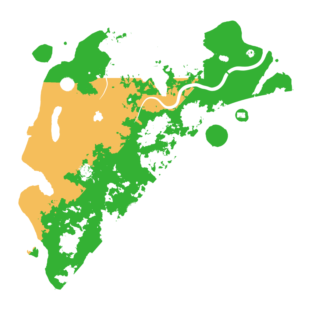 Biome Rust Map: Procedural Map, Size: 4000, Seed: 2023438874