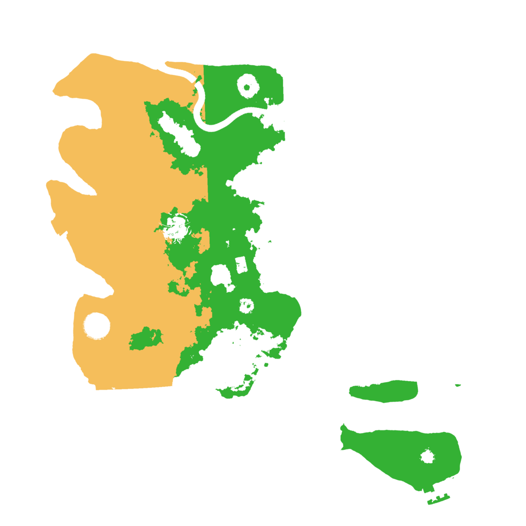 Biome Rust Map: Procedural Map, Size: 3500, Seed: 488049359