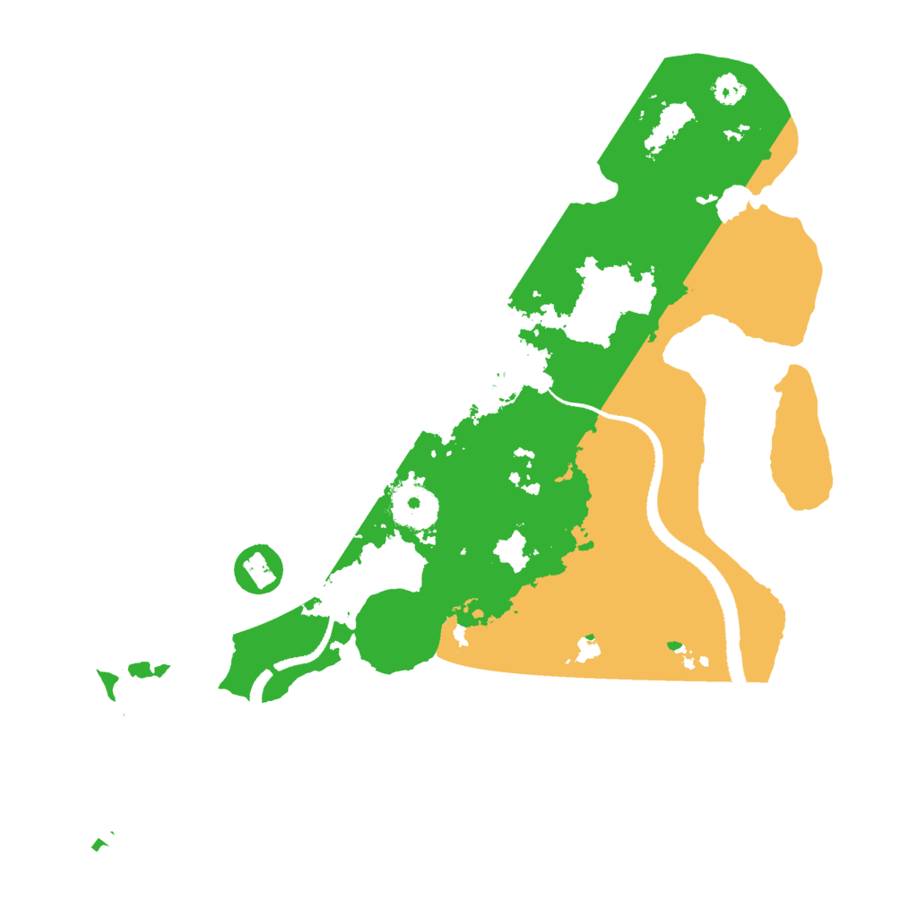 Biome Rust Map: Procedural Map, Size: 3000, Seed: 448200387