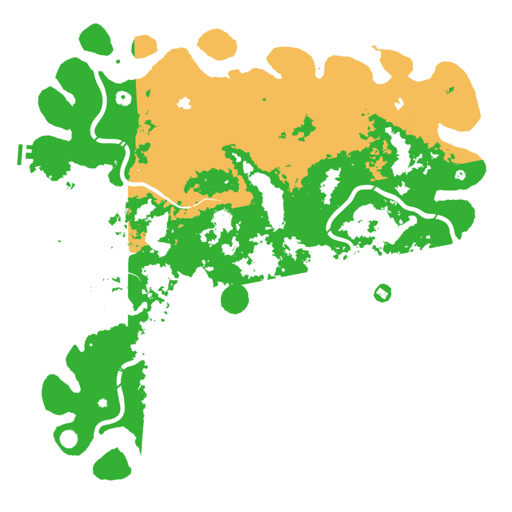 Biome Rust Map: Procedural Map, Size: 5000, Seed: 5543