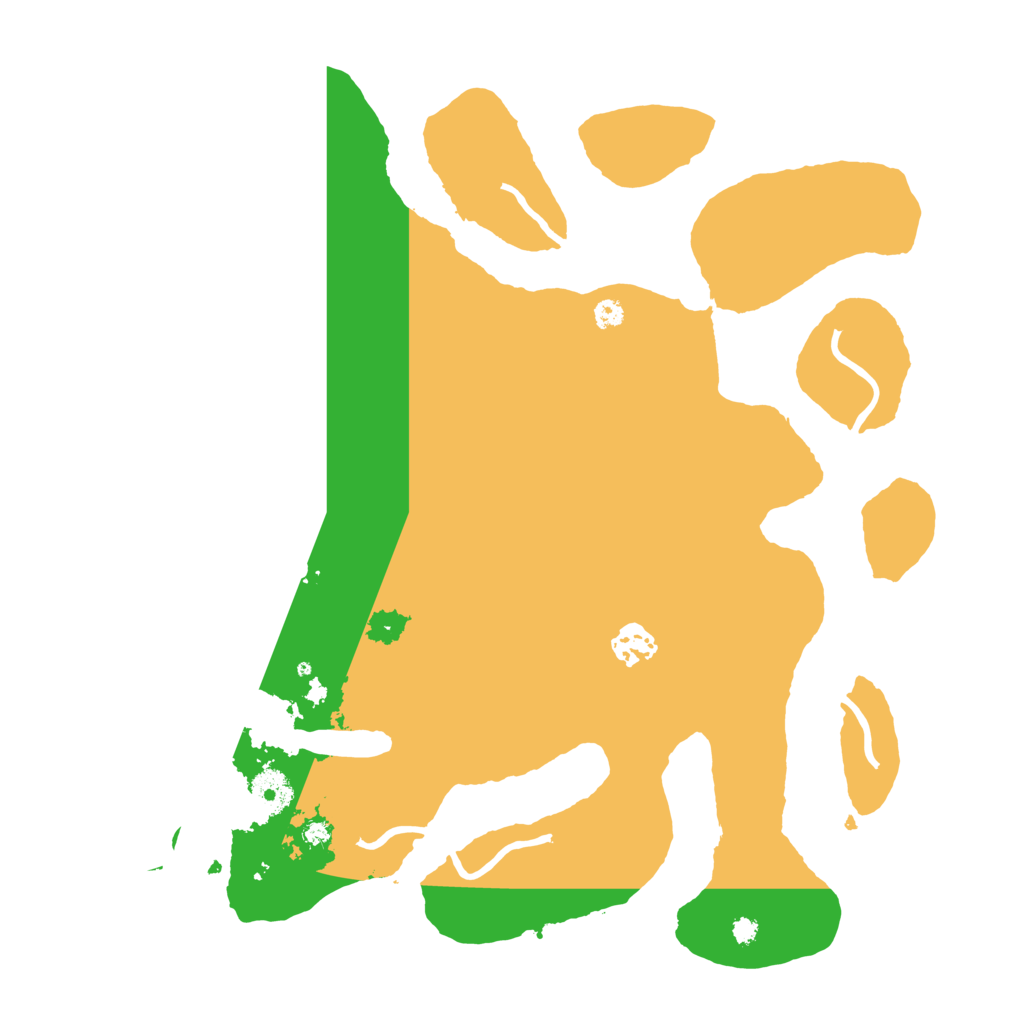 Biome Rust Map: Procedural Map, Size: 3600, Seed: 2144014187