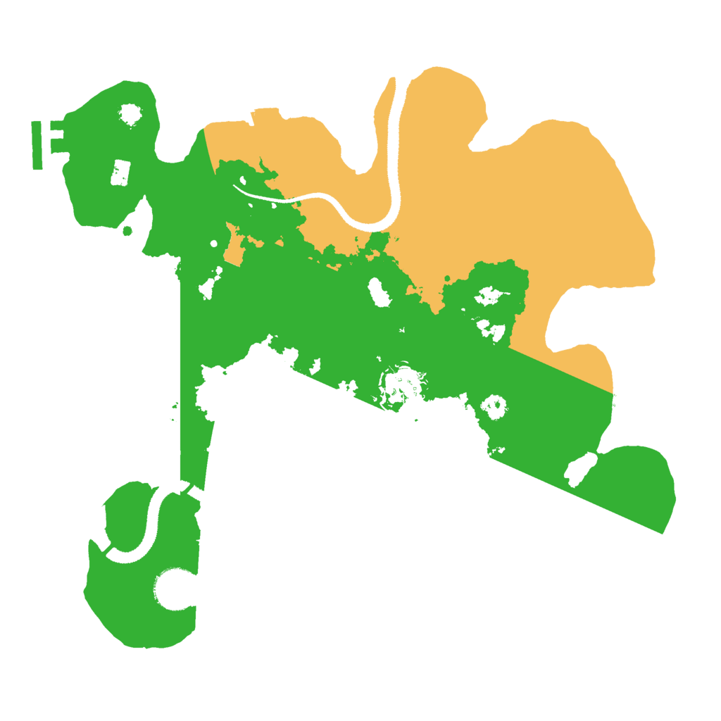 Biome Rust Map: Procedural Map, Size: 3000, Seed: 1370053743