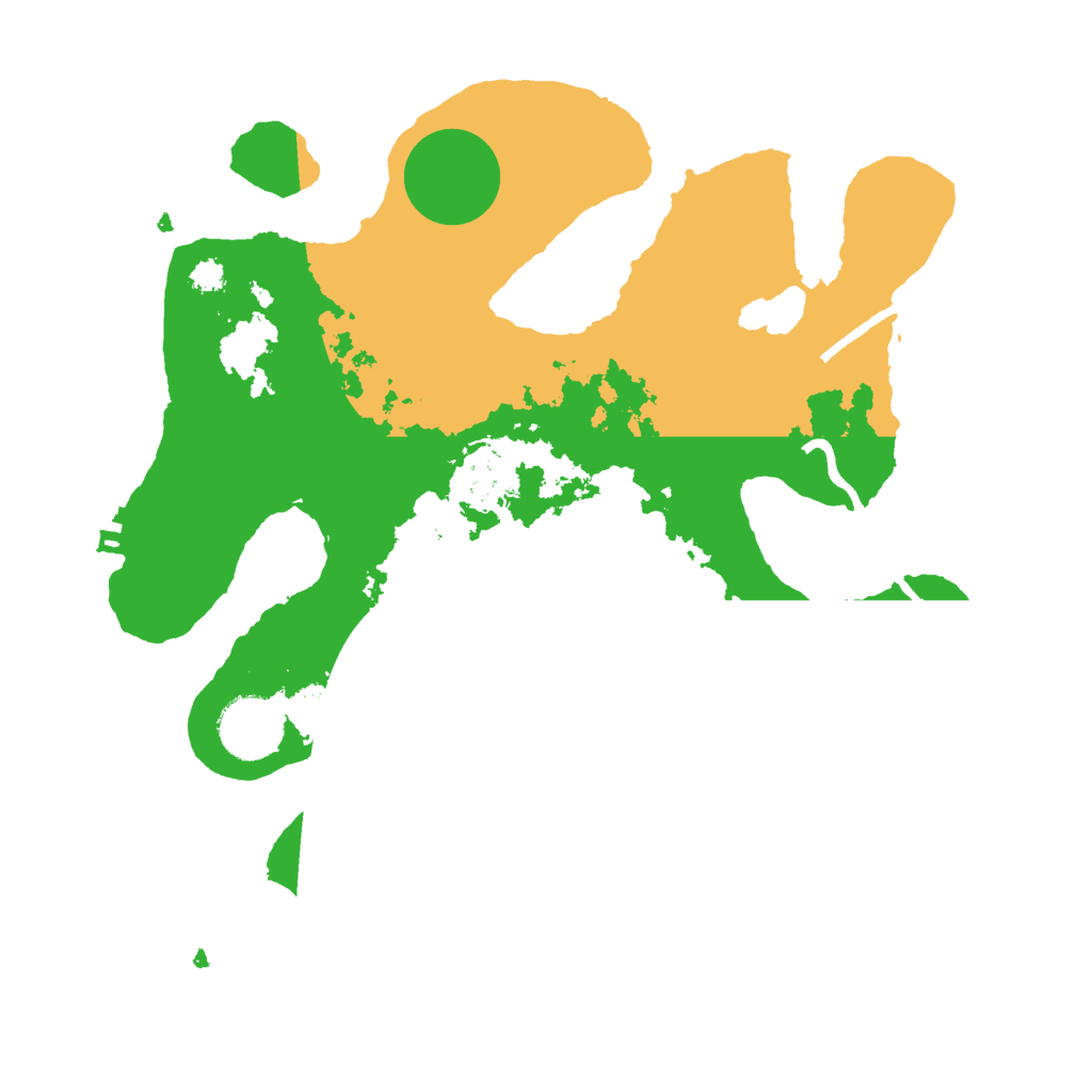 Biome Rust Map: Procedural Map, Size: 3000, Seed: 122533281