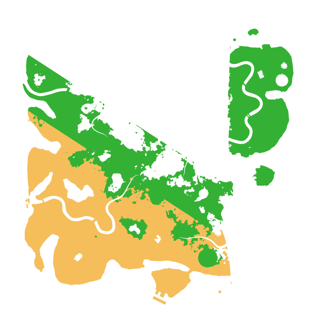 Biome Rust Map: Procedural Map, Size: 4500, Seed: 17788