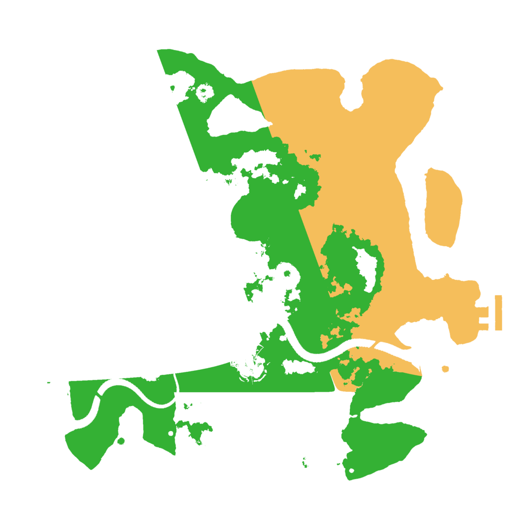 Biome Rust Map: Procedural Map, Size: 3000, Seed: 297415828