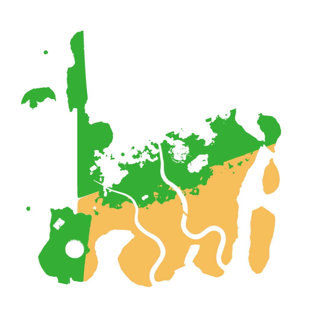 Biome Rust Map: Procedural Map, Size: 3000, Seed: 124862