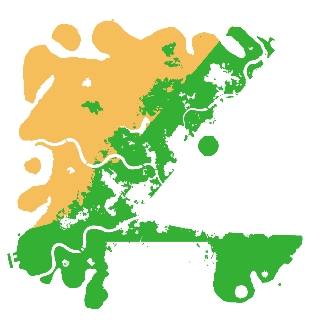 Biome Rust Map: Procedural Map, Size: 4500, Seed: 929091592