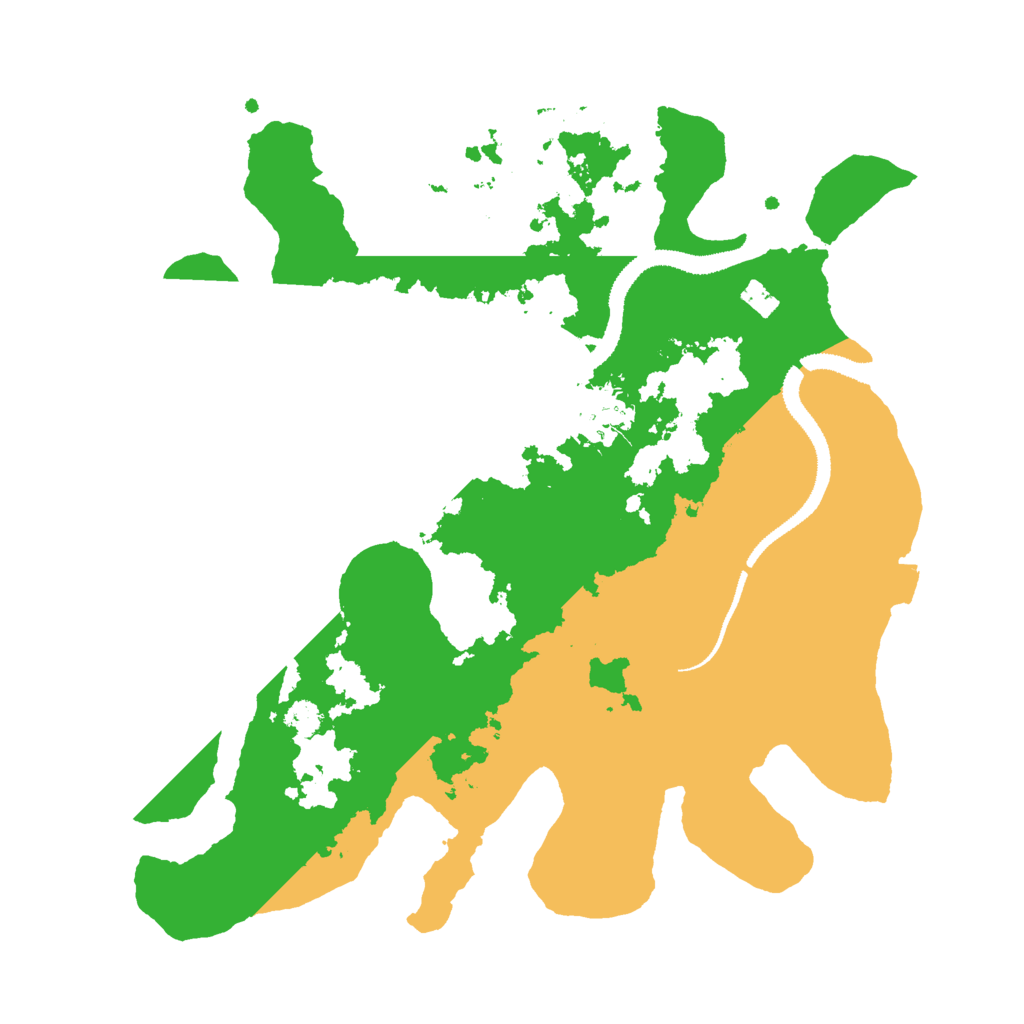 Biome Rust Map: Procedural Map, Size: 3000, Seed: 211291167