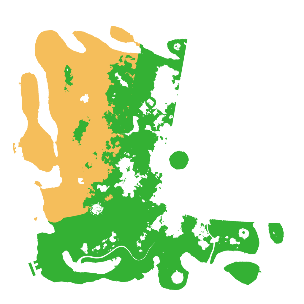 Biome Rust Map: Procedural Map, Size: 4500, Seed: 65331598