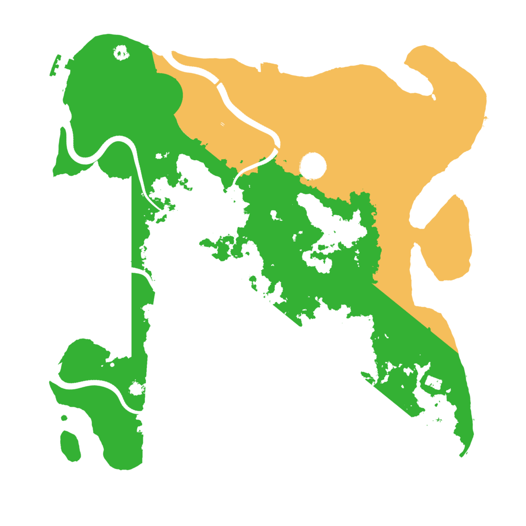 Biome Rust Map: Procedural Map, Size: 3500, Seed: 596759309